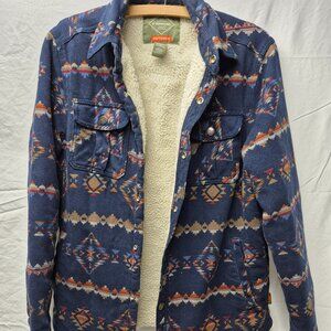 St. John's Bay Southwest Navy Blue Outdoor Jacket Small